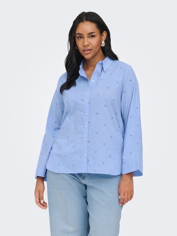 Chemisier 'CARNew' ONLY Carmakoma en bleu : devant