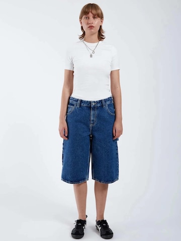 Dr. Denim Loose fit Jeans 'Bree Worker Shorts' in Blue