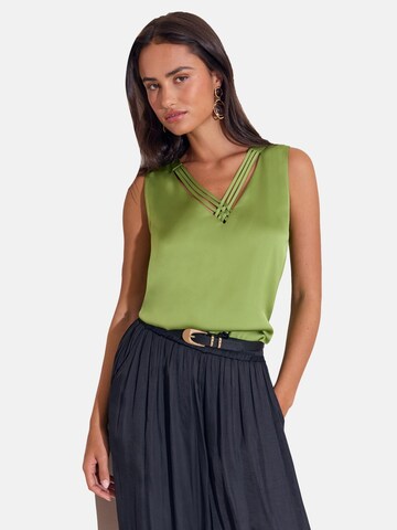 Lipsy Top in Groen: voorkant