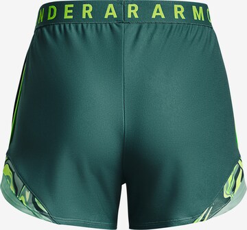 Regular Pantalon de sport 'Play Up 3.0' UNDER ARMOUR en vert