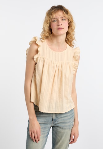 DreiMaster Vintage Bluse in Beige: predná strana