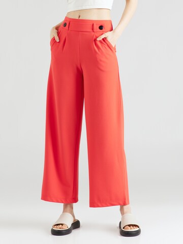 Wide leg Pantaloni con pieghe 'Geggo' di JDY in rosso: frontale