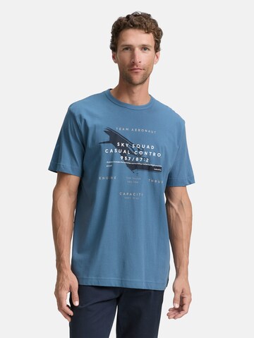TOM TAILOR Shirt in Blue: front
