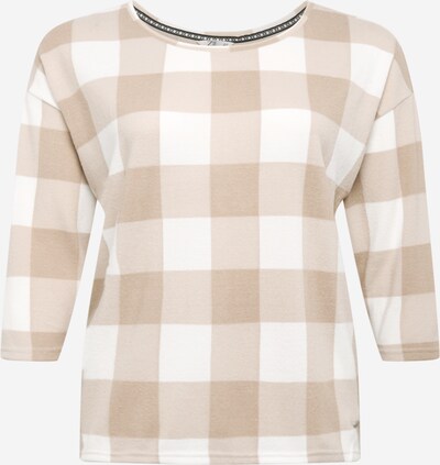 Z-One T-shirt 'Mia' en beige / blanc, Vue avec produit