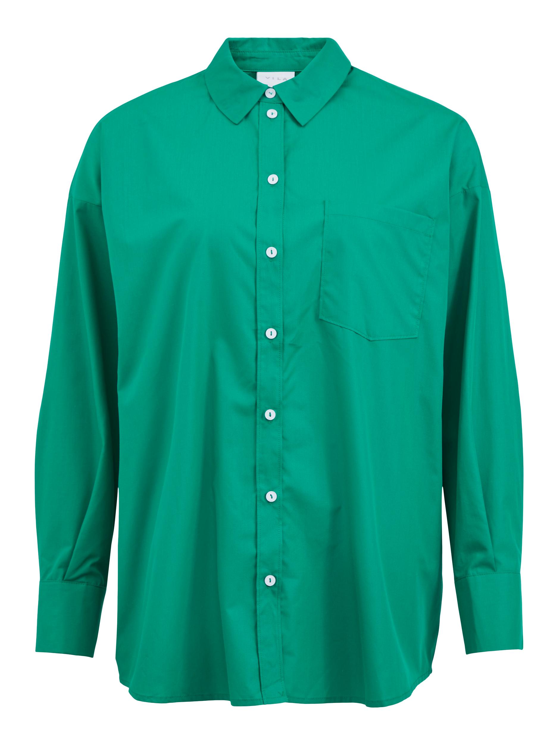 VILA Bluzka Kammi w kolorze Zielonym 