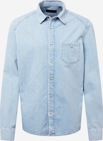 DRYKORN - Ajuste regular Camisa 'LAREMTO' en azul: frente