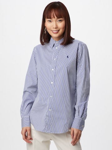 Polo Ralph Lauren Bluse 'Georgia' in Blau: predná strana