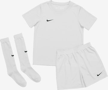 Completo per l'allenamento di NIKE in bianco: frontale