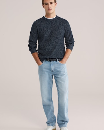 WE Fashion Sweater in Blue