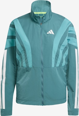 žalia ADIDAS PERFORMANCE Sportinė striukė 'Adizero': priekis
