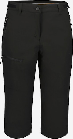 ICEPEAK Regular Outdoor Pants 'Beattie' in Black: front