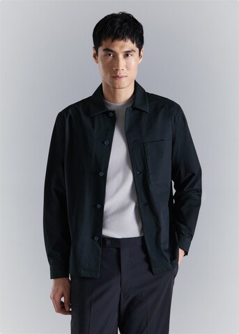 MANGO MAN Between-Season Jacket 'Stefan' in Blue: front