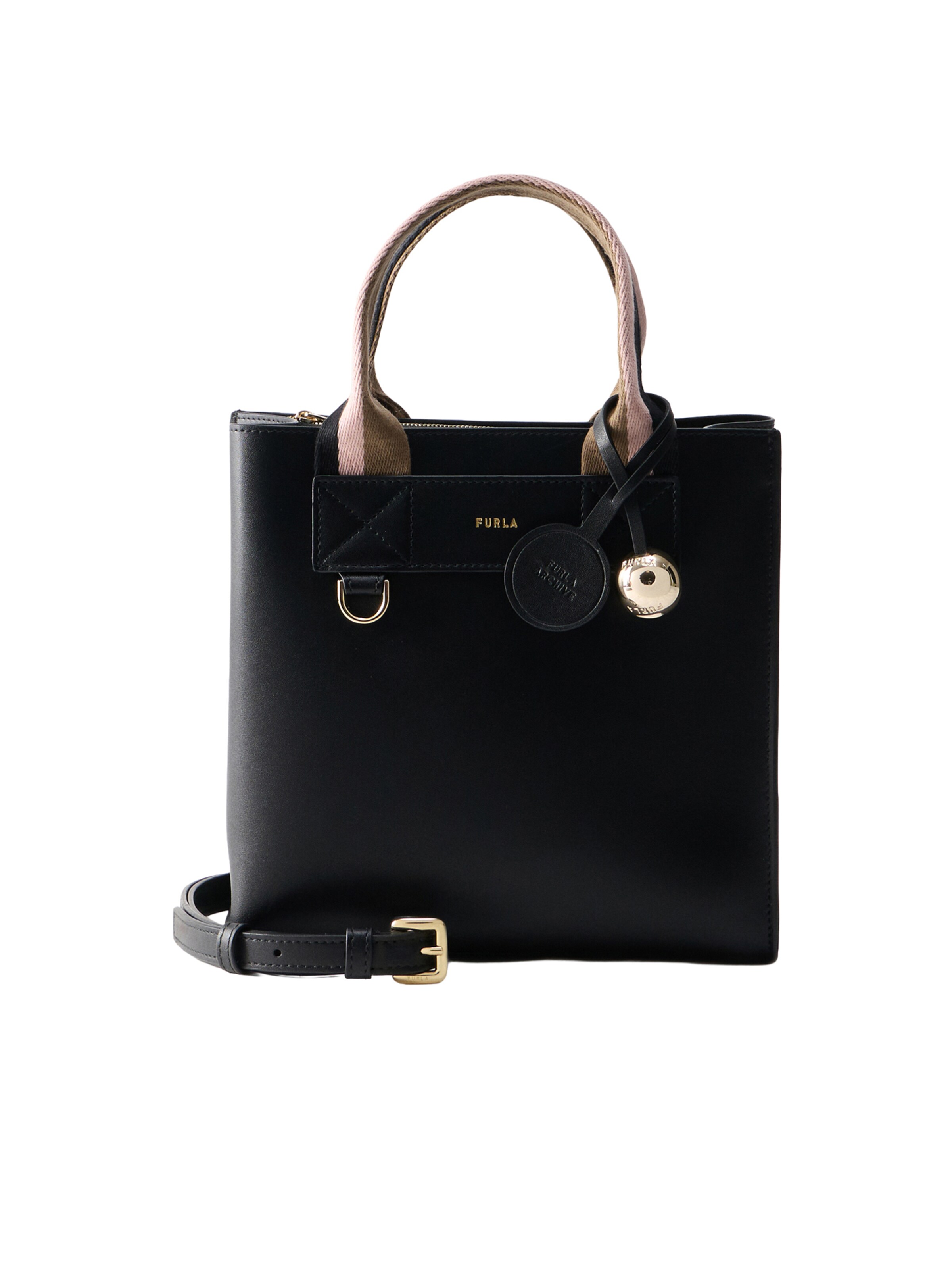 FURLA Handväska 'Divide It' i oliv / puder / svart, Produktvy