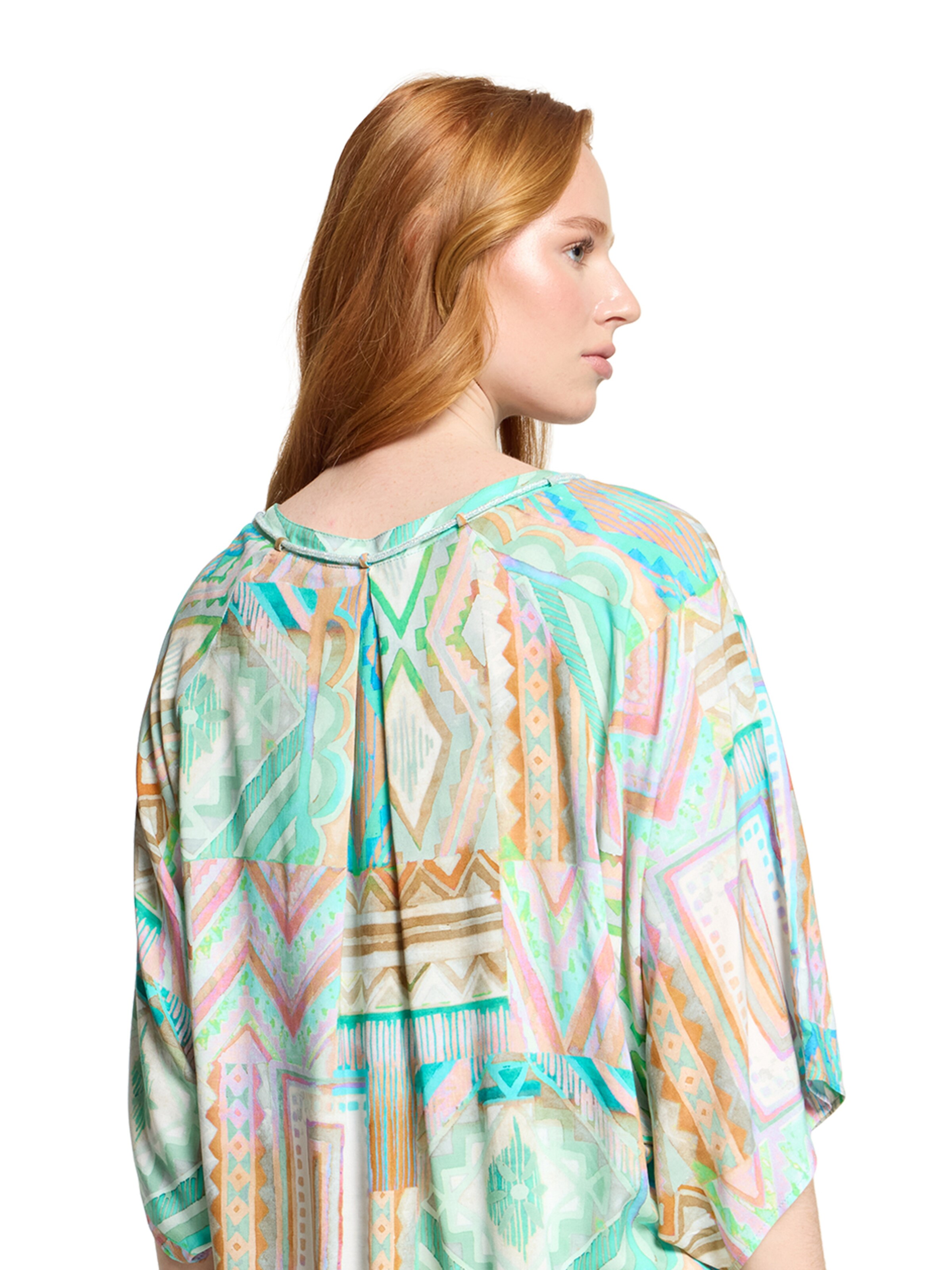Cartoon Blouse in Groen