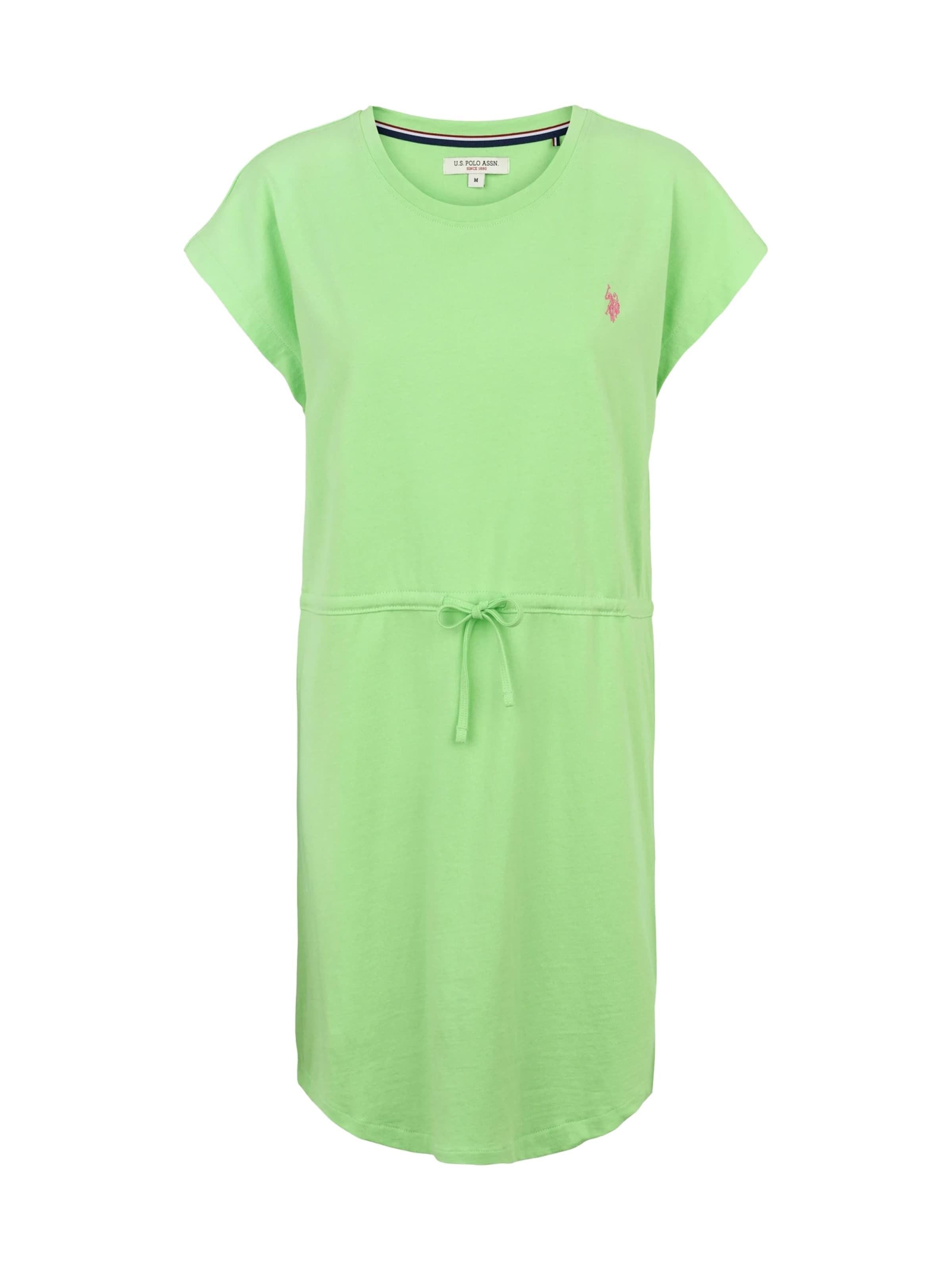 U.S. POLO ASSN. Kleid 'Ida' in Grün: Vorderseite