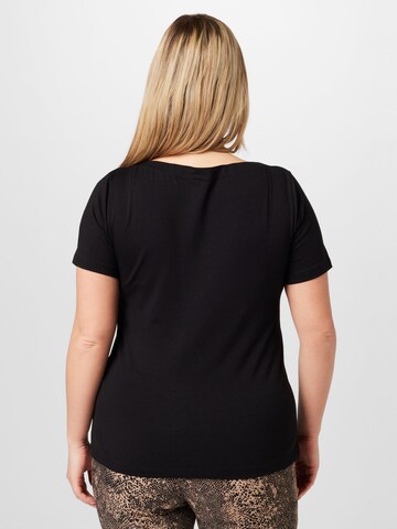 Vero Moda Curve T-Shirt 'Vanda' in Schwarz