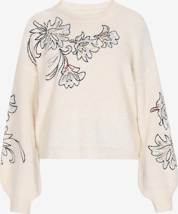 Pull-over usha FESTIVAL en beige : devant