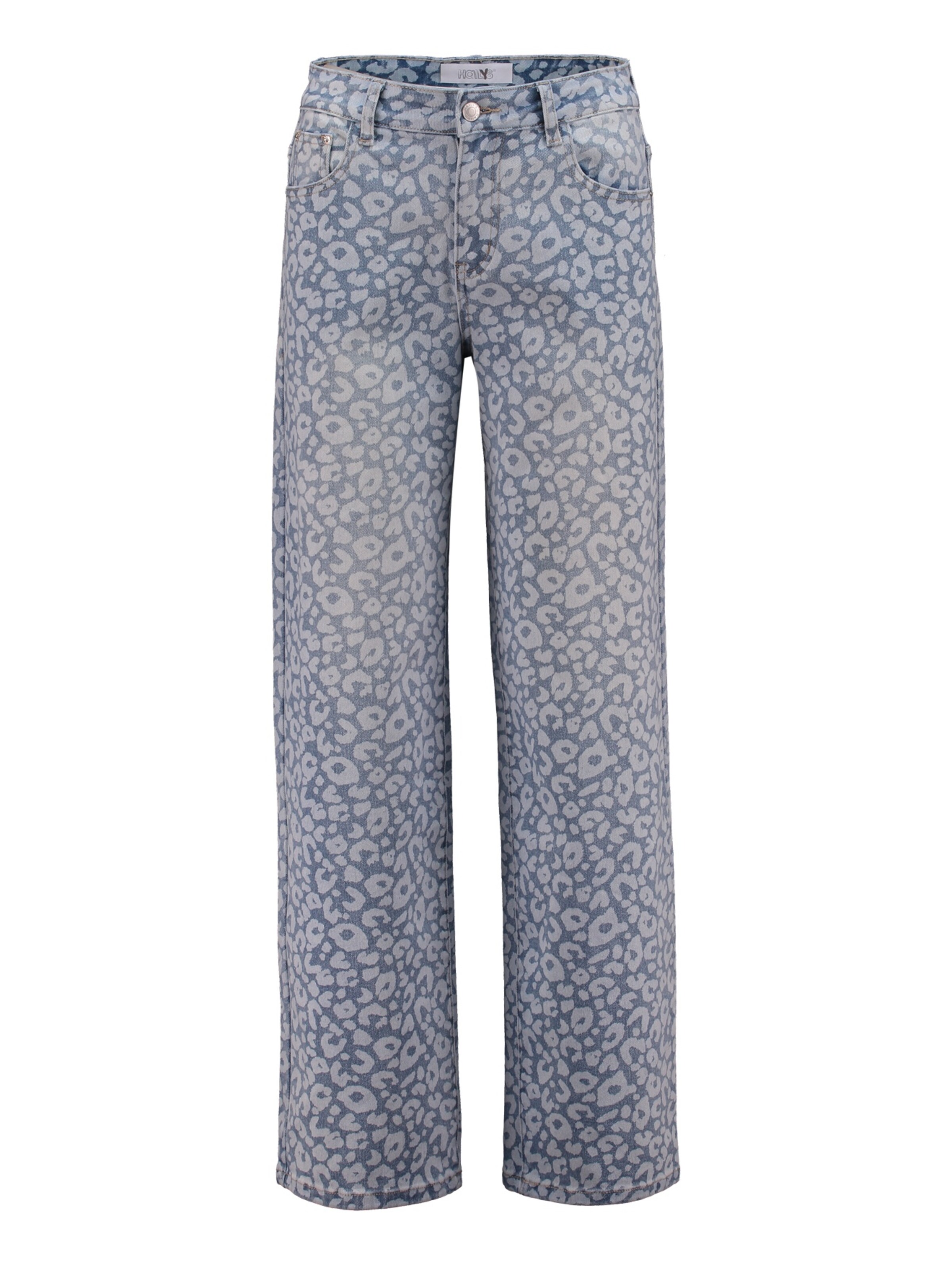 Hailys Широки крачоли Дънки 'Le44onie' в синьо: отпред