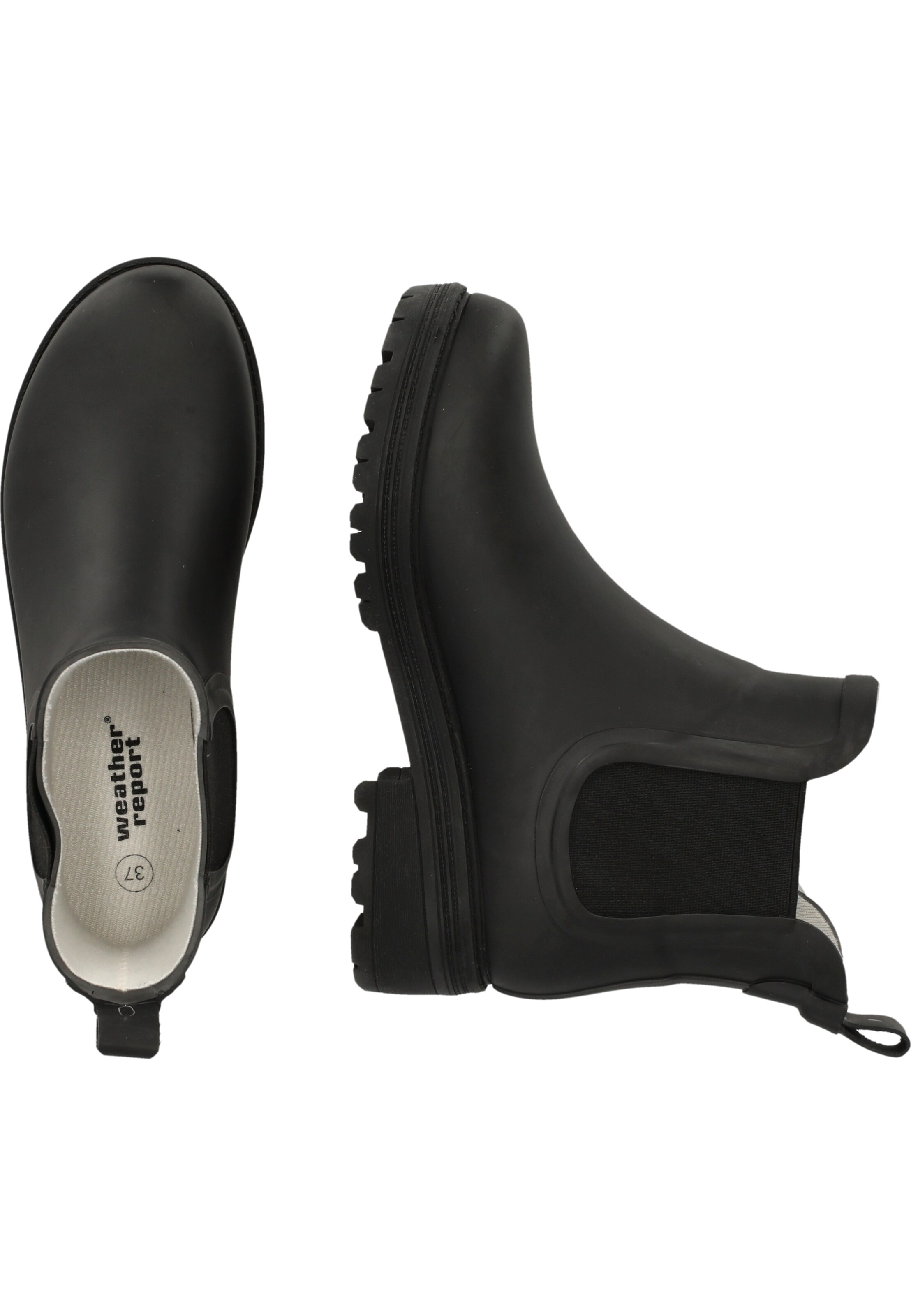 Weather Report Outdoor Rubber Boots 'Raimar' in Black