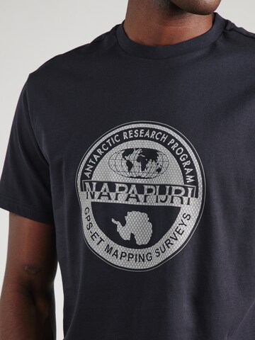 NAPAPIJRI Shirt 'BOLLO' in Zwart