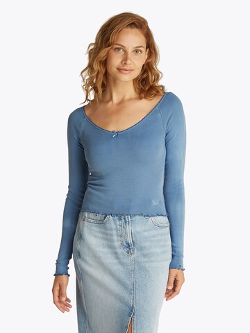 Tommy Jeans Tričko - Modrá: predná strana