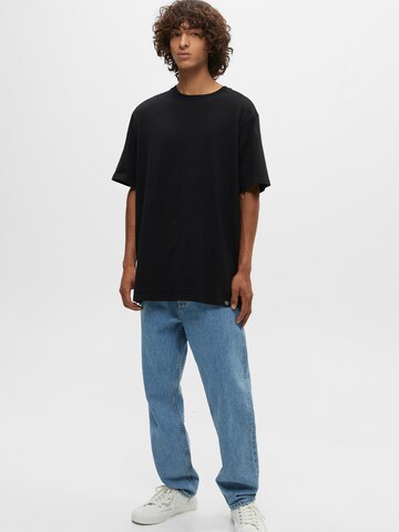 Pull&Bear T-Shirt in Schwarz