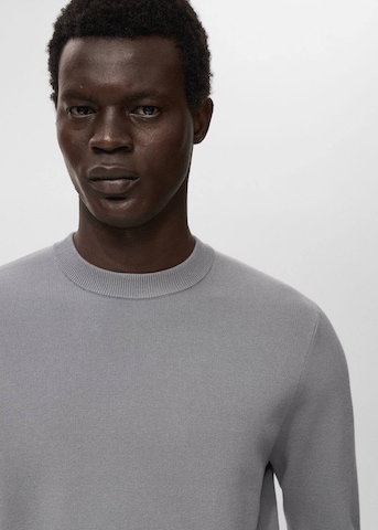 MANGO MAN Sweater 'Luxus' in Grey