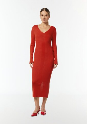 COMMA -Kleid in Rot: Vorderseite