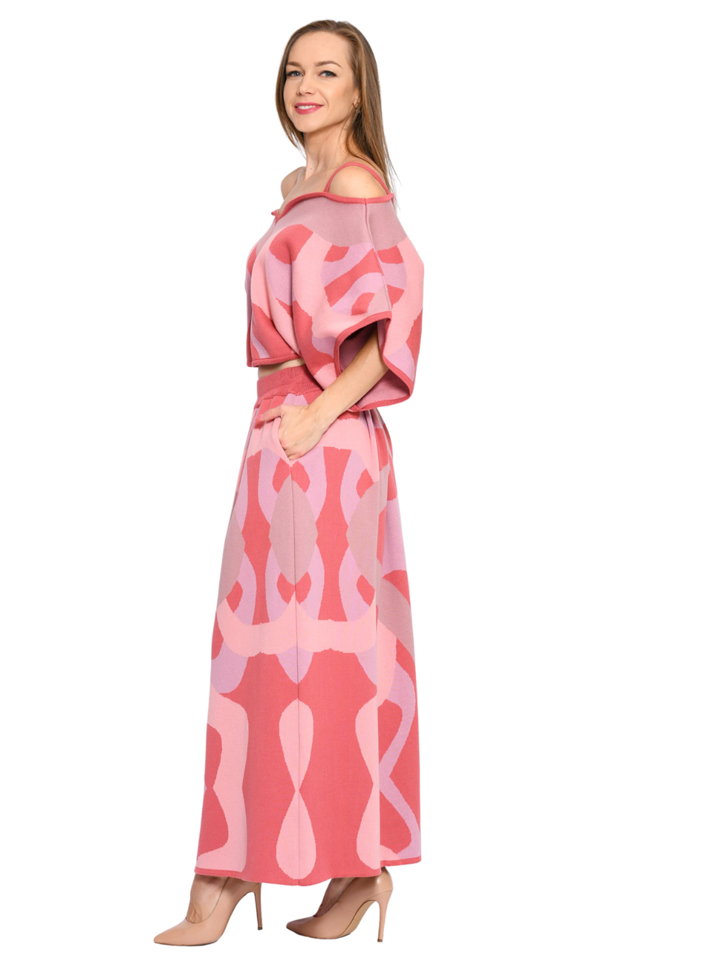 Csillag Zsuzsi - Falda 'Dreamgate Ruffled Pocket' en marrón