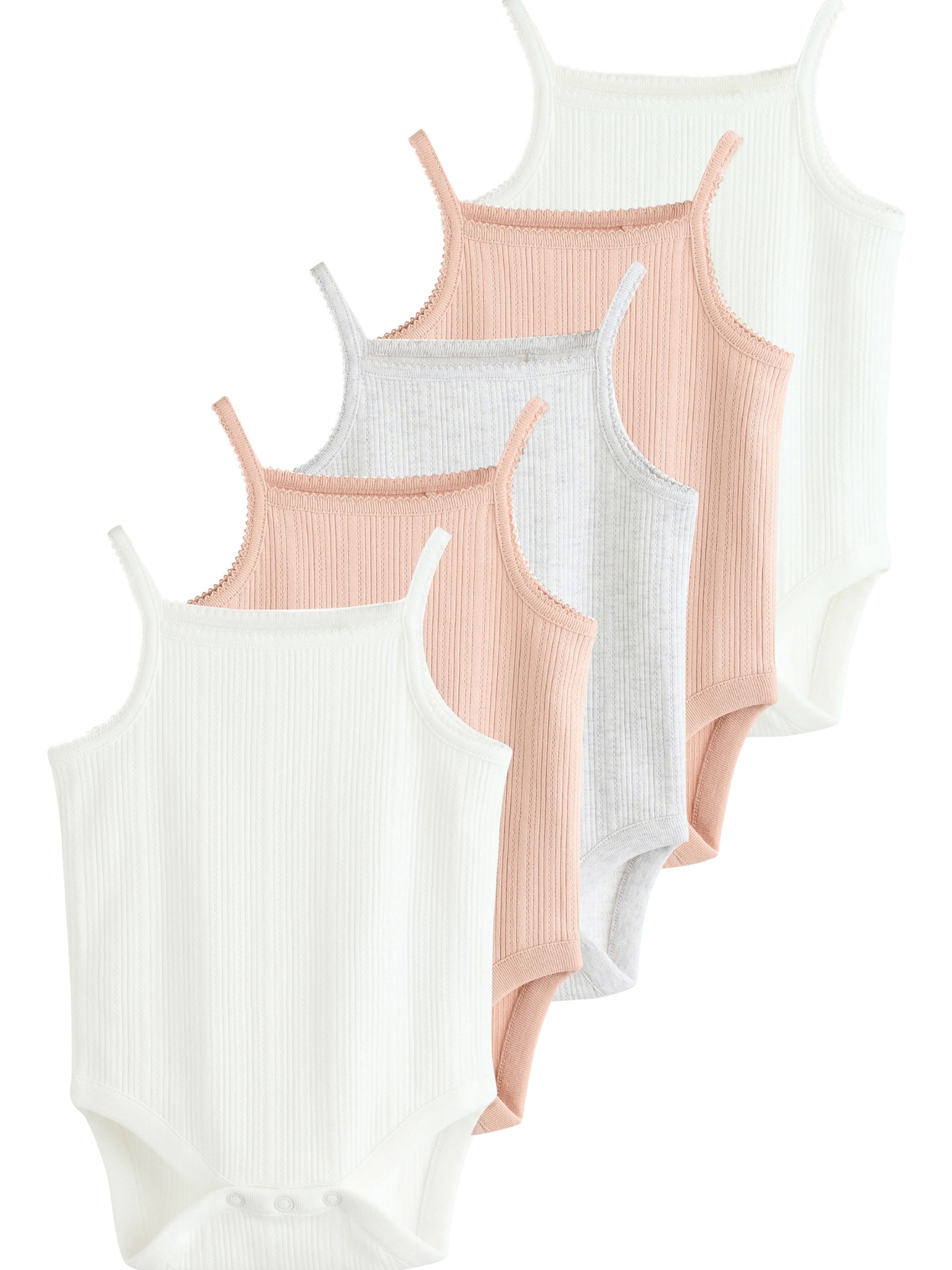 Next Romper/bodysuit in Pink: front