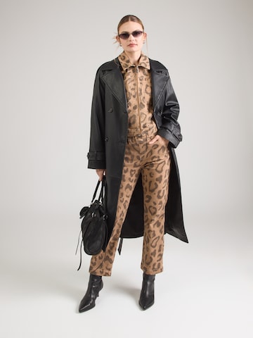 Giacca di mezza stagione di monari in marrone