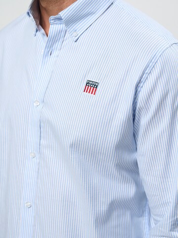 VINSON - Comfort Fit Camisa ' VMPedro ' em azul