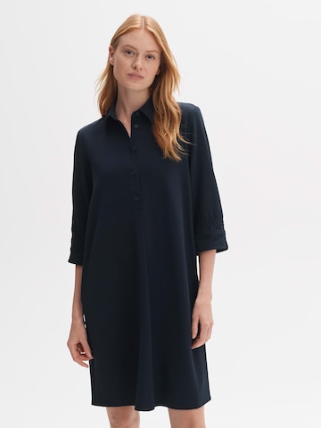 Robe-chemise 'Wiana' OPUS en bleu : devant