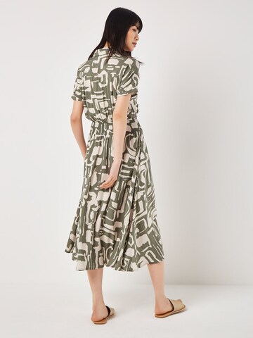 Apricot Shirt dress in Beige