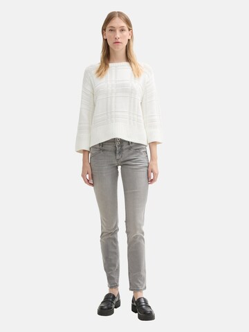 TOM TAILOR Slimfit Jeans 'Alexa' in Grijs: voorkant