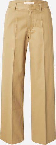 Loosefit Pantalon à plis LEVI'S en beige : devant