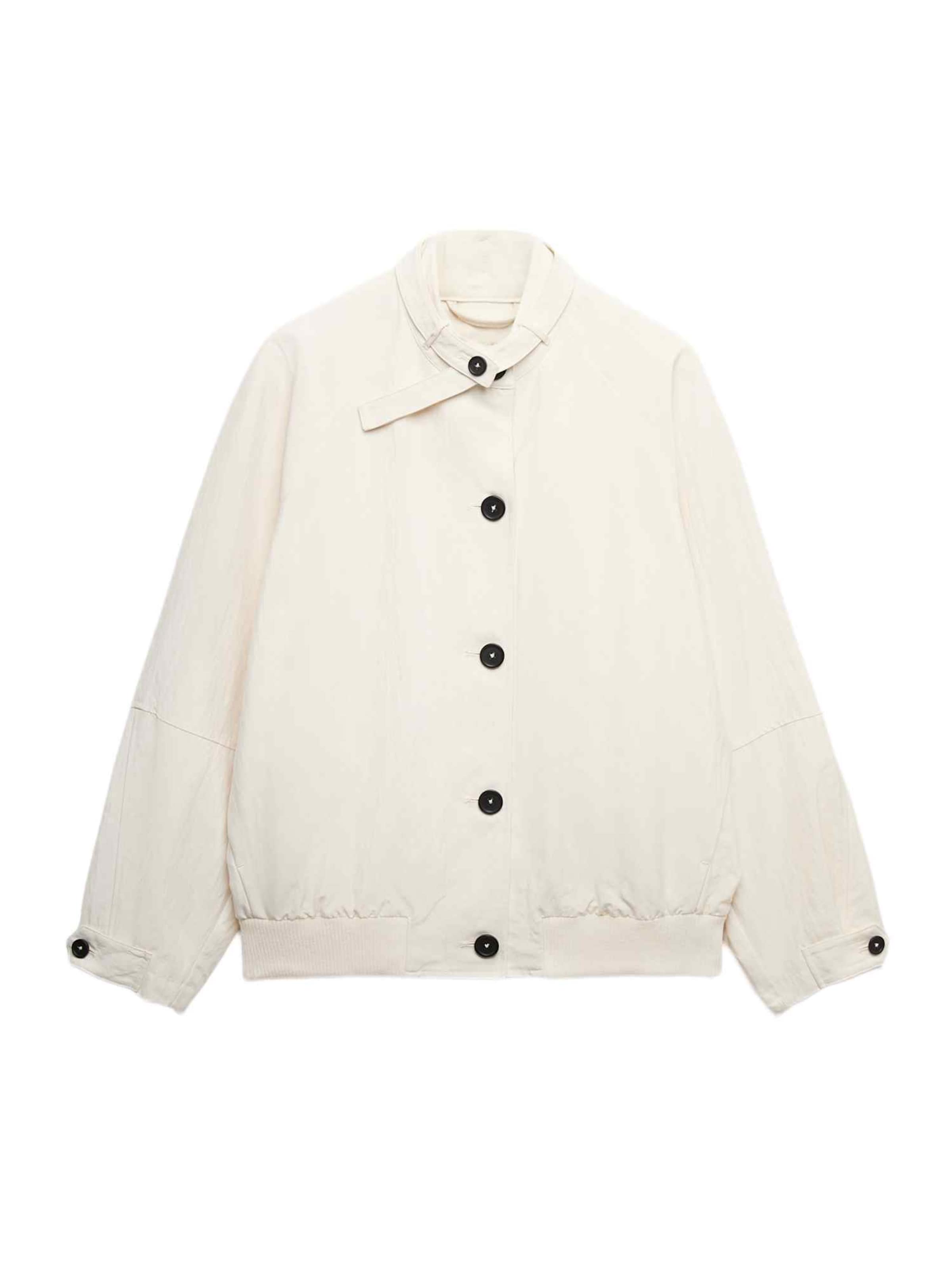 Marks & Spencer Tussenjas in Beige: voorkant