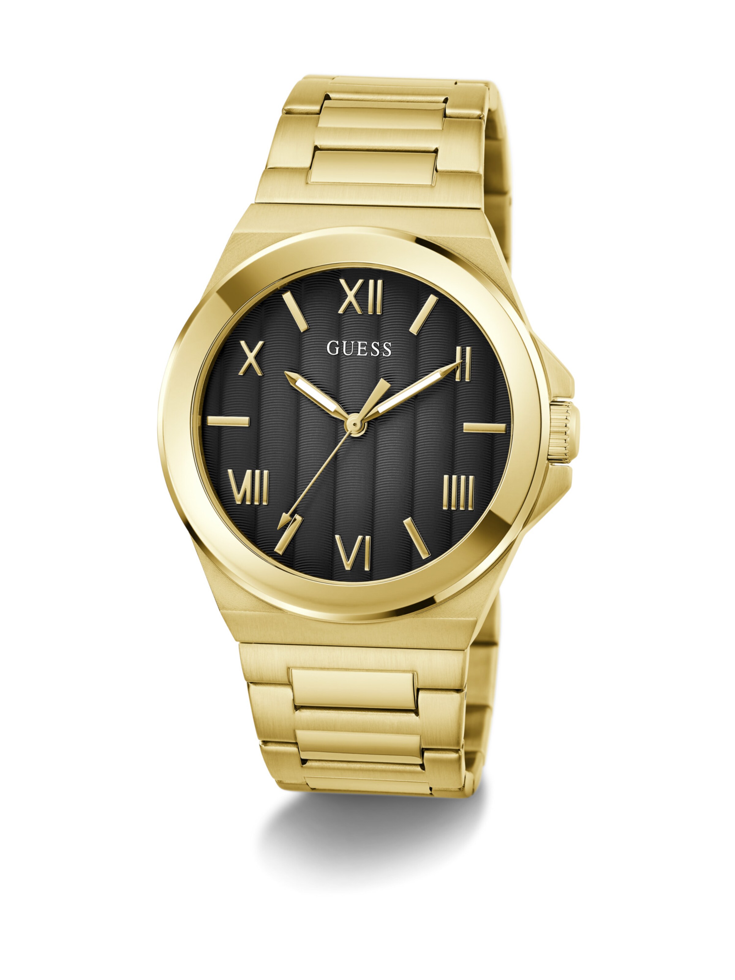 GUESS Analogt ur 'VINYL' i guld