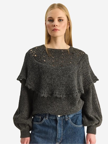 Bianco Lucci - Pullover 'Pullover' em cinzento