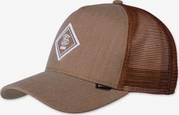 DJINNS Cap in Brown: front