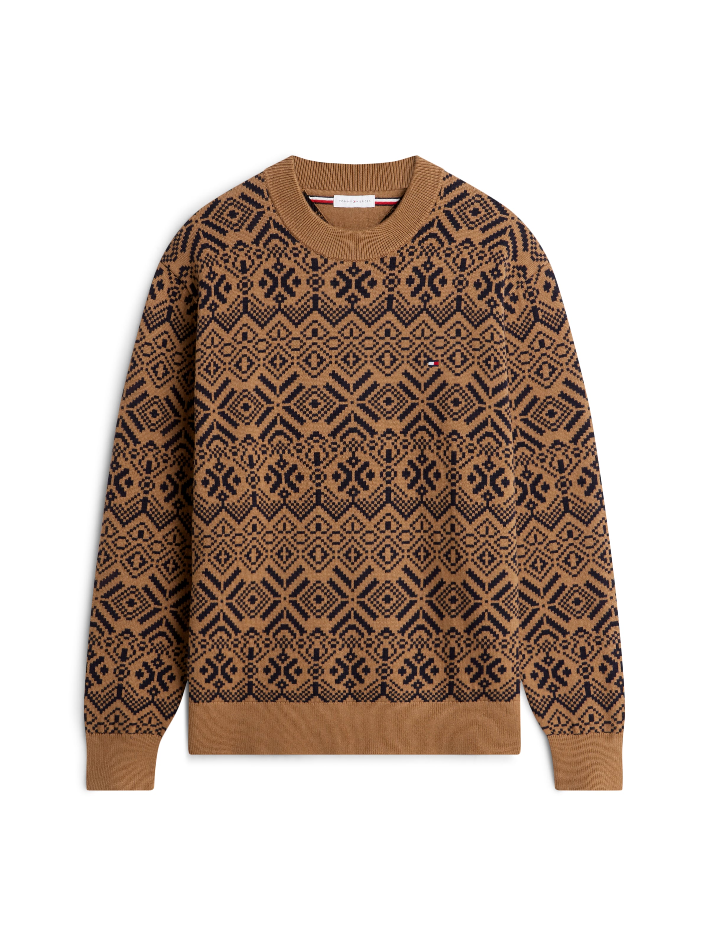 TOMMY HILFIGER Pullover in Braun: Vorderseite