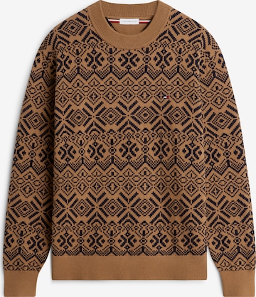TOMMY HILFIGER Pullover in Braun: Vorderseite