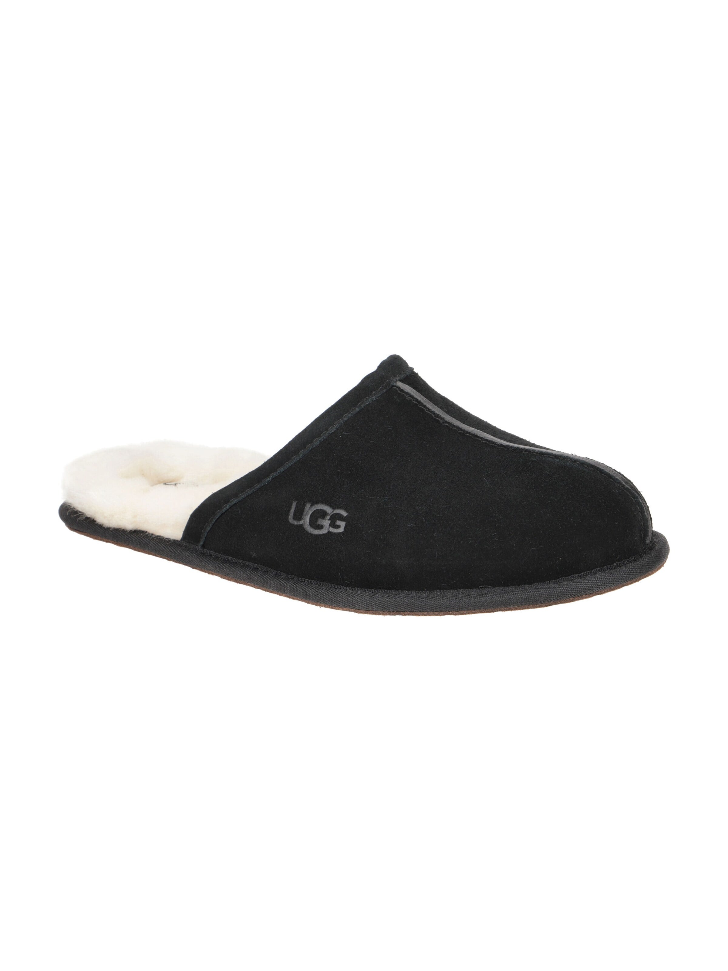 UGG Pantolette 'UGG Scuff Herren Hausschuhe schwarz beige'‌‌‌‌‌ in Schwarz: Vorderseite