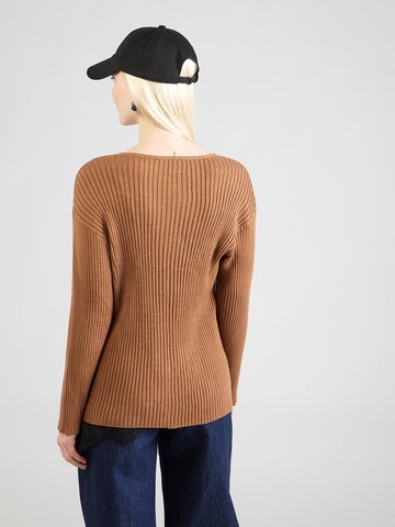 Calvin Klein Svetr 'BURAN' – hnědá: zadní strana