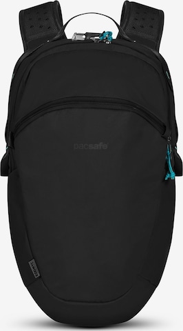 Zaino di Pacsafe in nero: frontale