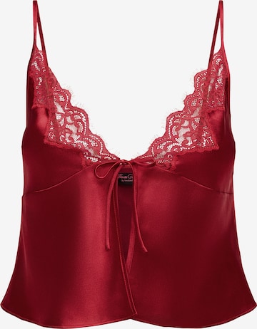 raudona Hunkemöller Pižaminiai marškinėliai 'MYA': priekis