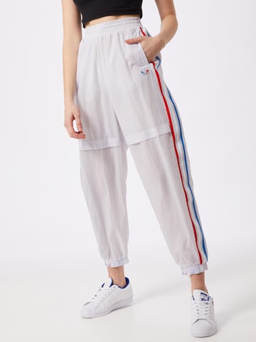 ADIDAS ORIGINALS Tapered Pants 'Japona' in White: front