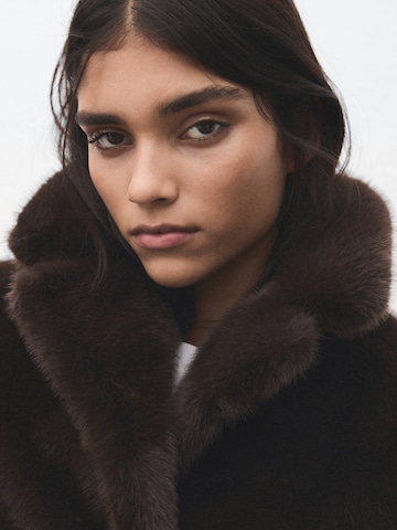 MANGO Prehodna jakna | rjava barva