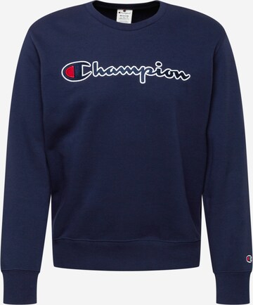 Felpa di Champion Authentic Athletic Apparel in blu: frontale