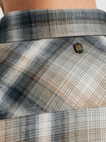 PME Legend Regular fit Button Up Shirt 'Shirt with check pattern' in Blue